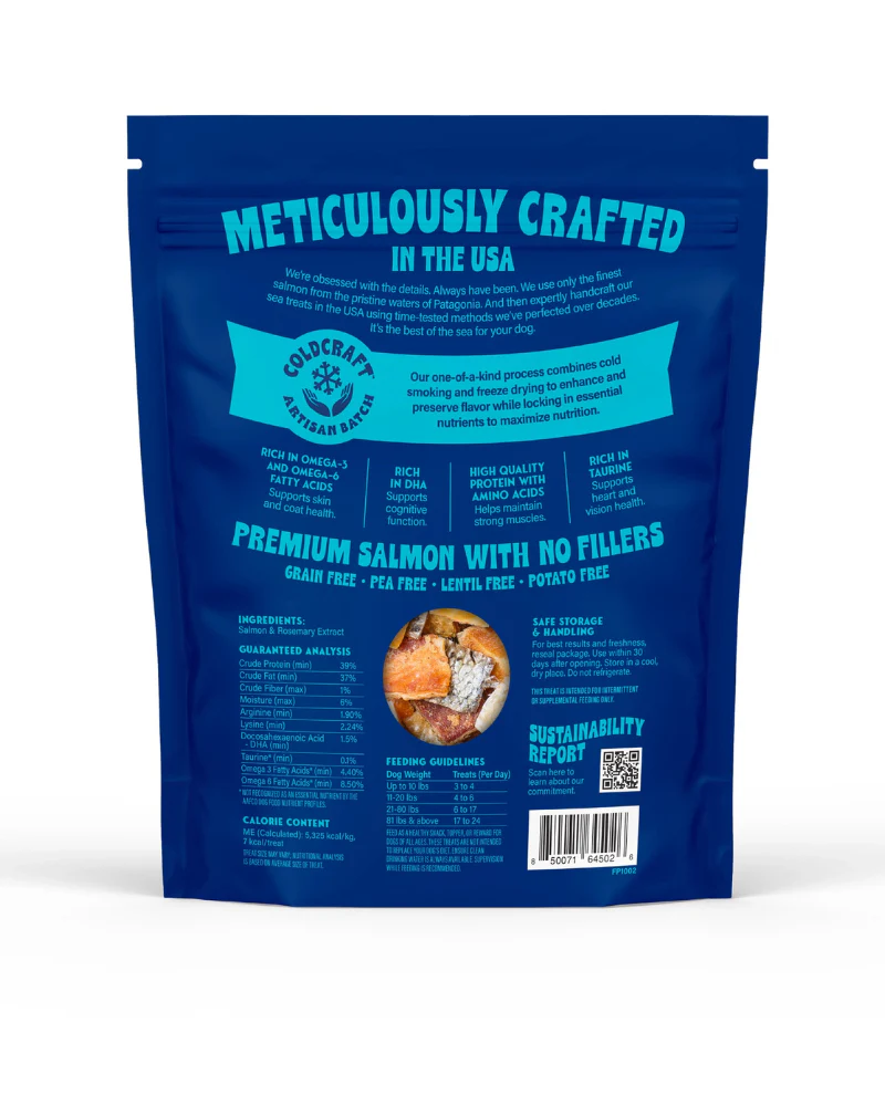 Freeze-Dried Salmon Skin Bites for Dogs - Image 2