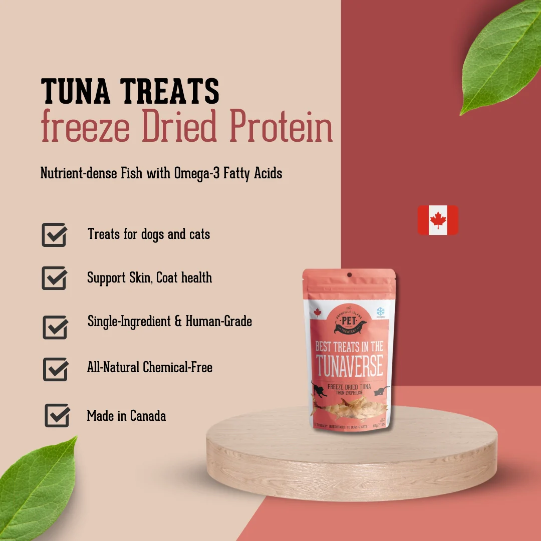 Freeze Dried Tuna Flakes Treats For Dogs & Cats - Image 3