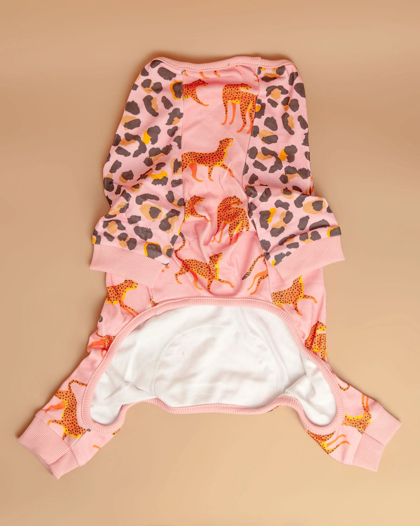 Leopard & Cheetah Print French Bulldog Pajamas (FINAL SALE) - Image 2