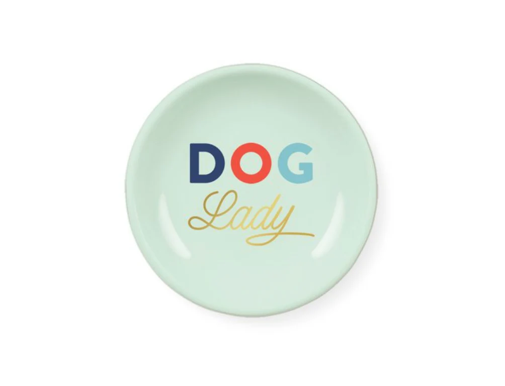 FRINGE STUDIO | Dog Lady Round Tray