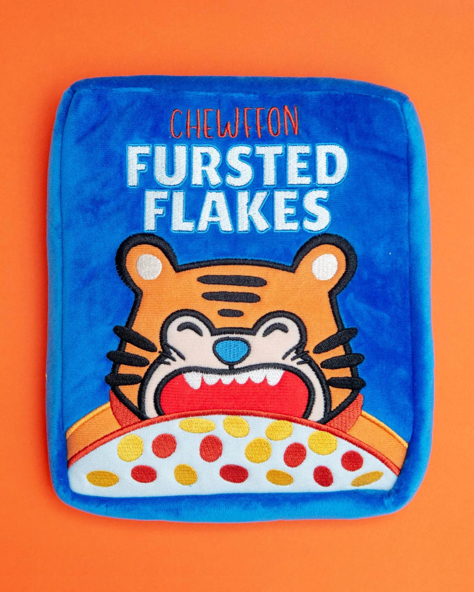 Frosted Flakes Plush Snuffle Dog Treat Toy