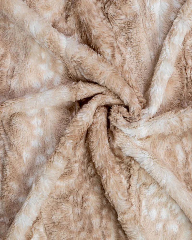 Furry Dog Blanket in Golden Fawn (Made in the USA) (FINAL SALE)