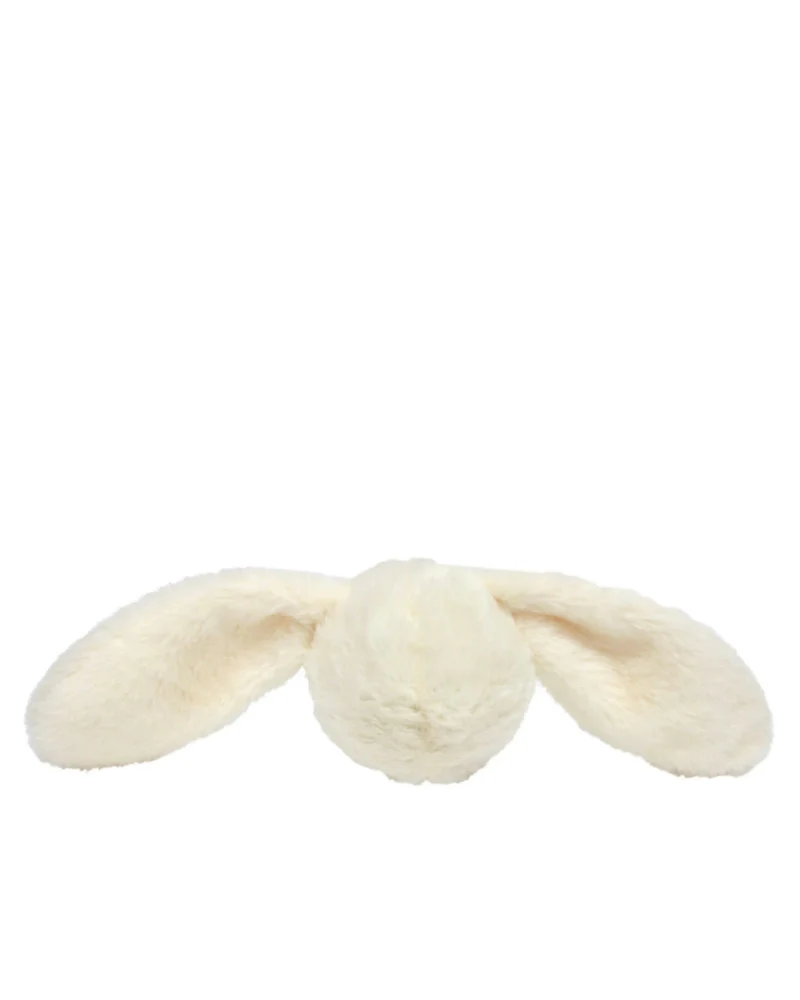 Fuzzy Wuzzie Squeaky Bunny Dog Toy in Ivory - Image 3
