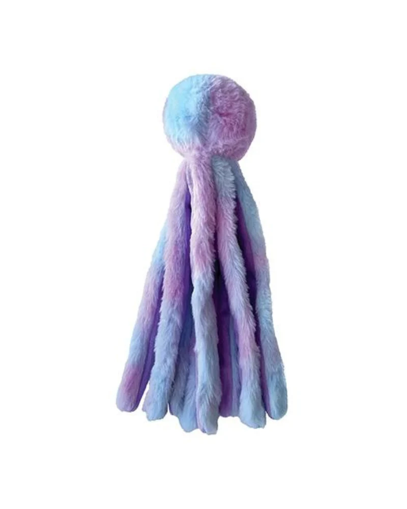 Fuzzy Wuzzie Squeaky Octopus Dog Toy - Image 3
