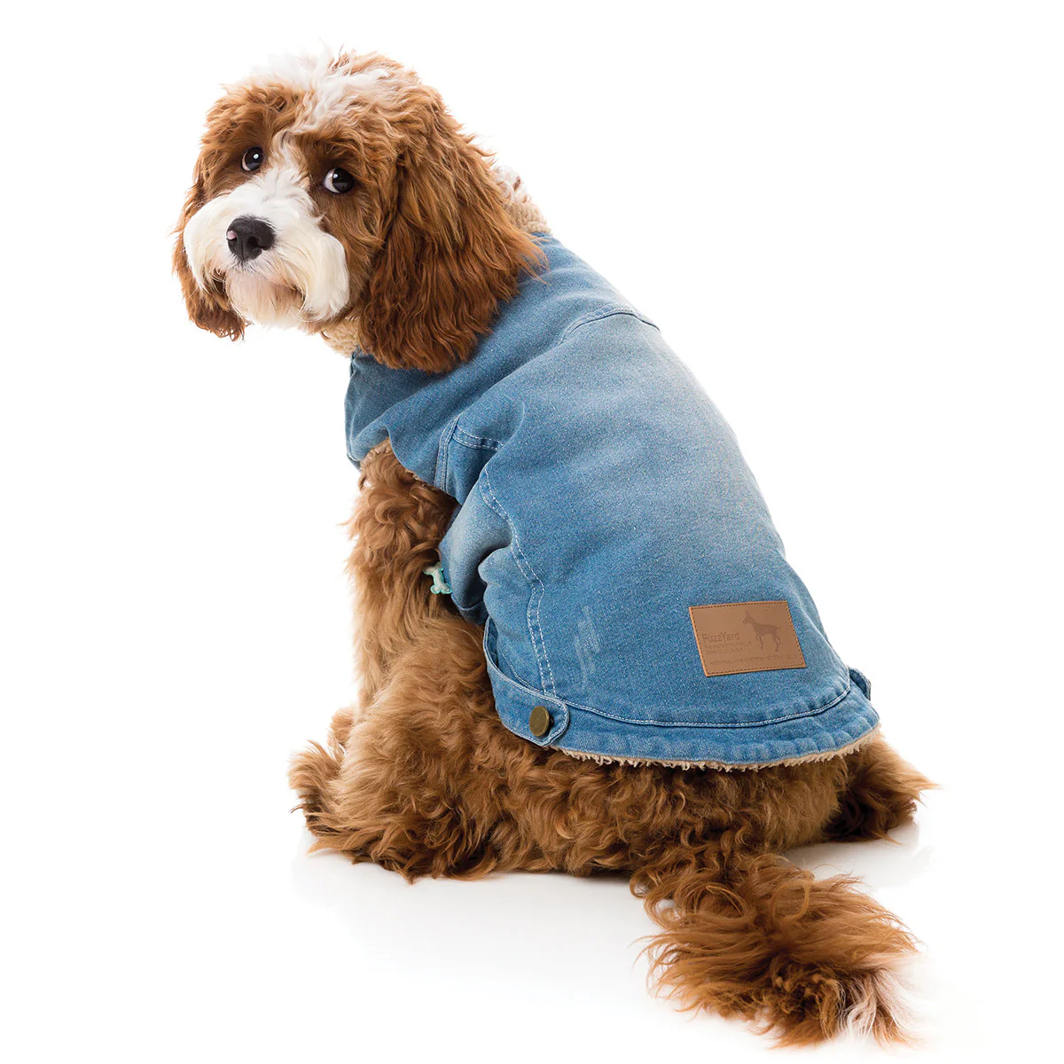 FUZZYARD | Rebel Denim Shearling Jacket - Image 4