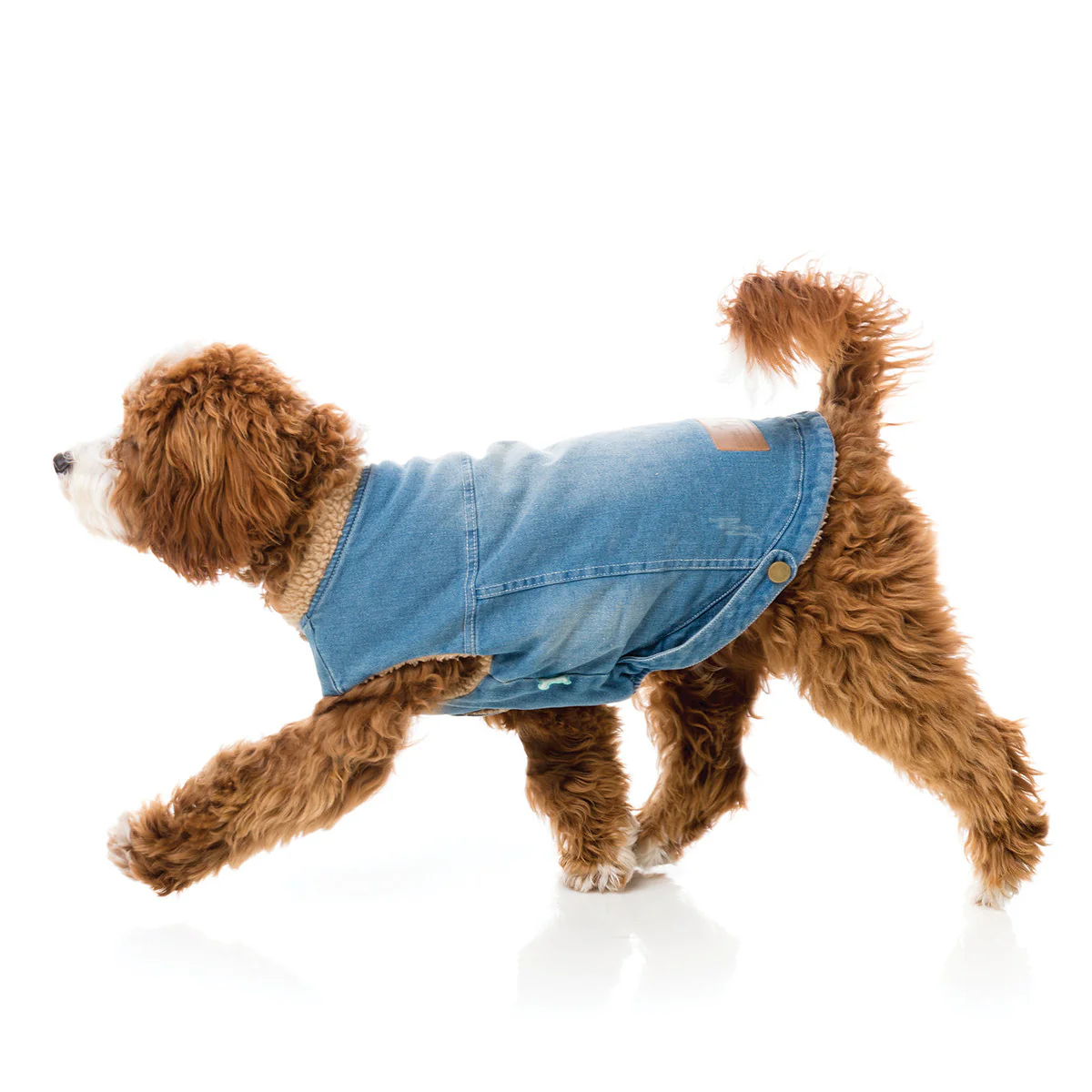 FUZZYARD | Rebel Denim Shearling Jacket - Image 5