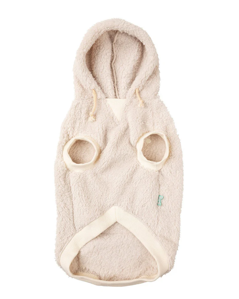 Ready Teddy Winter Hoodie in Ivory - Image 5