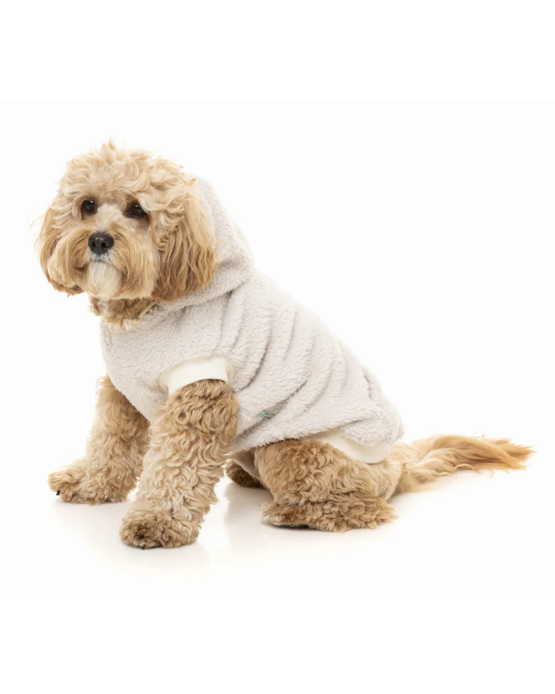 Ready Teddy Winter Hoodie in Ivory - Image 8