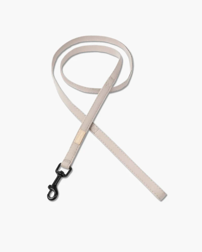 Soft Fabric Dog Leash (with Traffic Loop) in Sandstone, Myrtle Green or Soft Blush - Image 6
