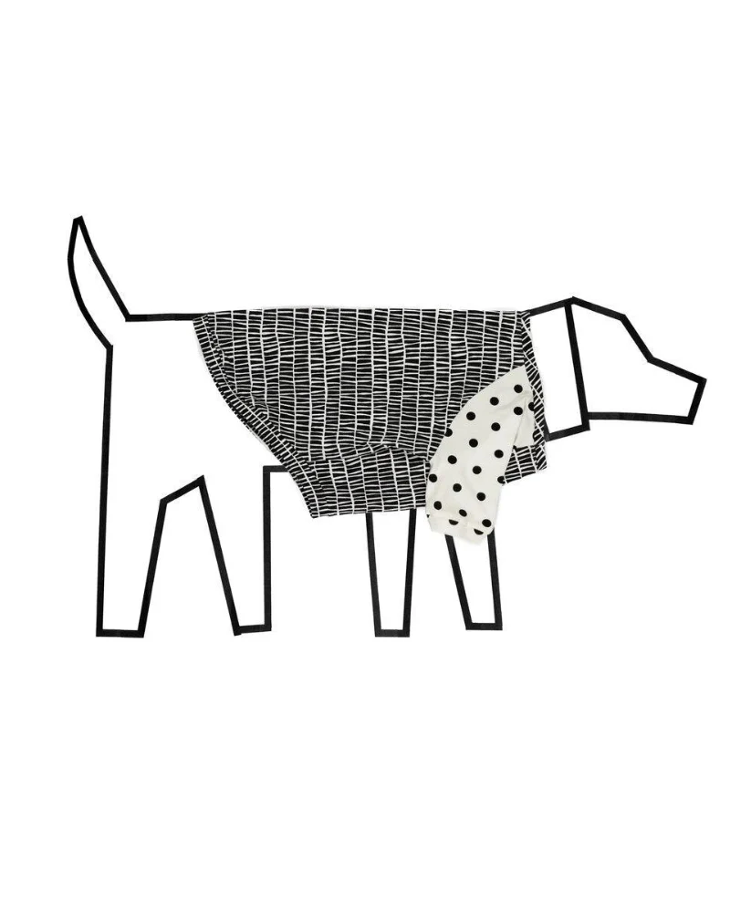Geometric Print Dog T-Shirt (Made in the USA) - Image 4