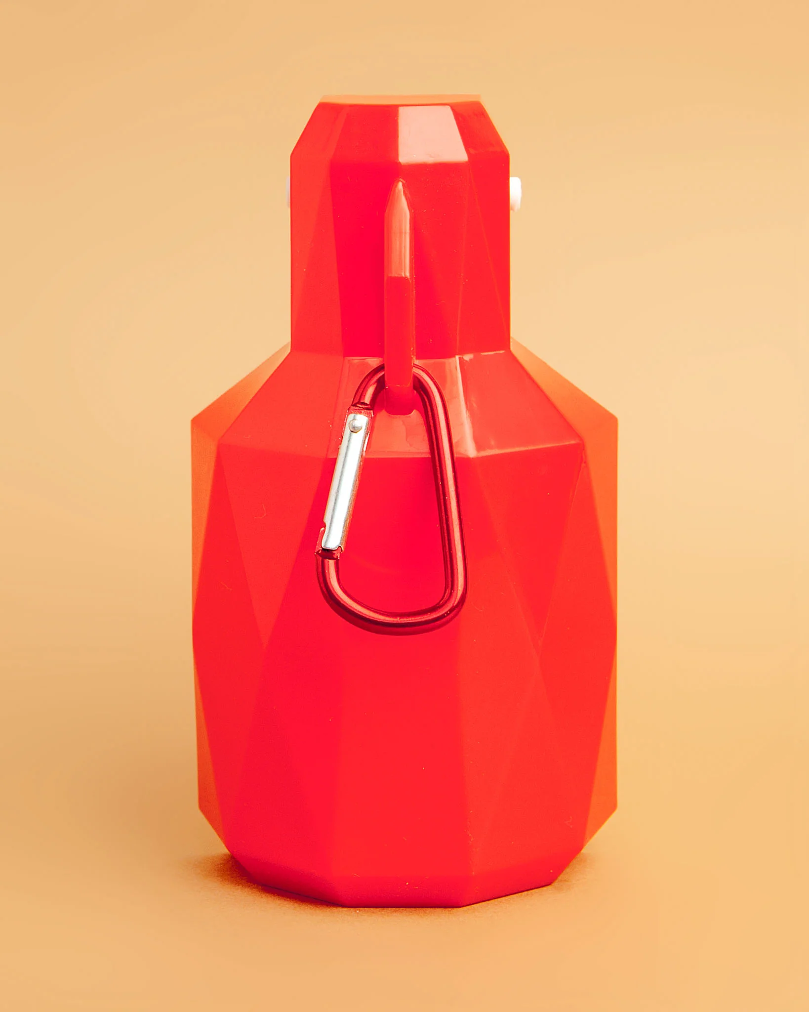 Dog Travel Water Bottle with Foldout Bowl in Red - Image 3