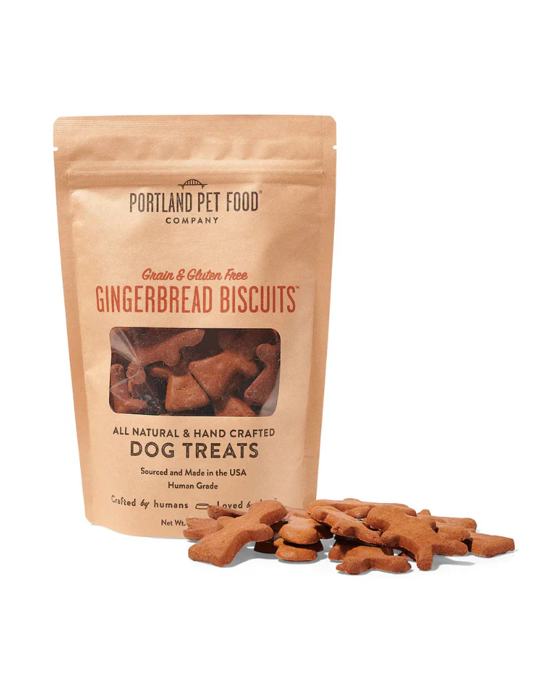 Gingerbread Dog Biscuits Treats (Grain & Gluten Free)
