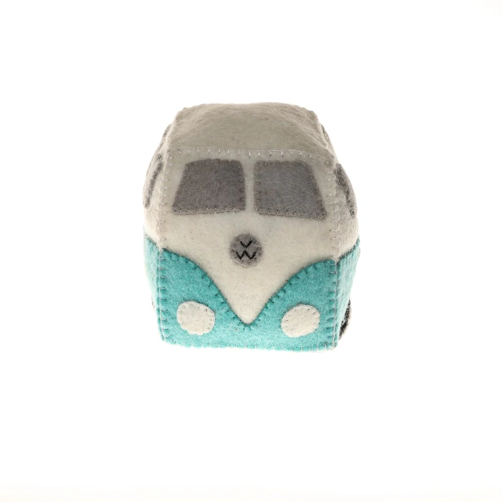 GLOBAL GOODS | Felt Hippie Van Toy - Image 2