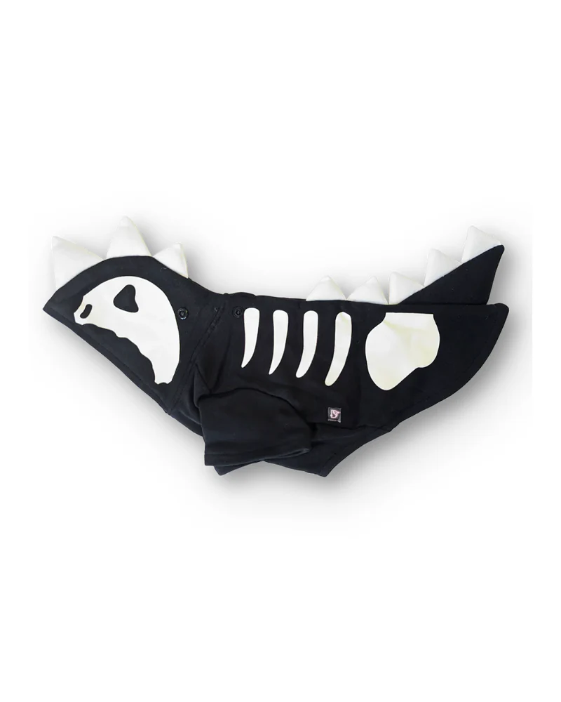 Glow-in-the-Dark Dragon Skull Hoodie for Dogs - Image 3