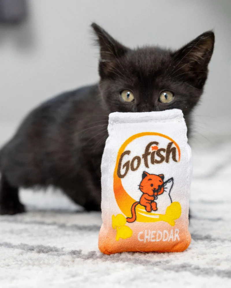 Gofish Cheddar Plush Catnip Toy - Image 2