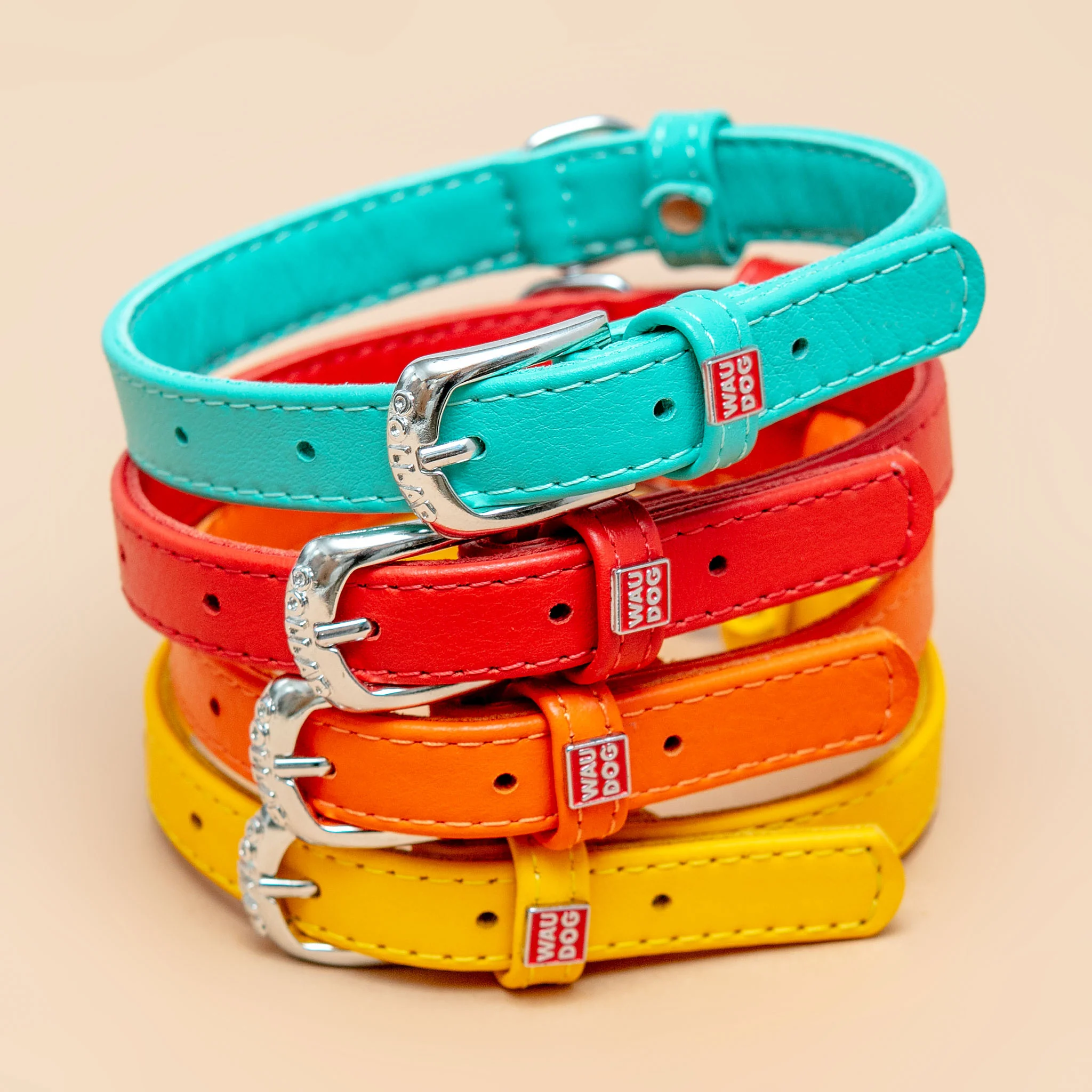 Golden Sunshine Leather Dog Collar << FINAL SALE >> - Image 5