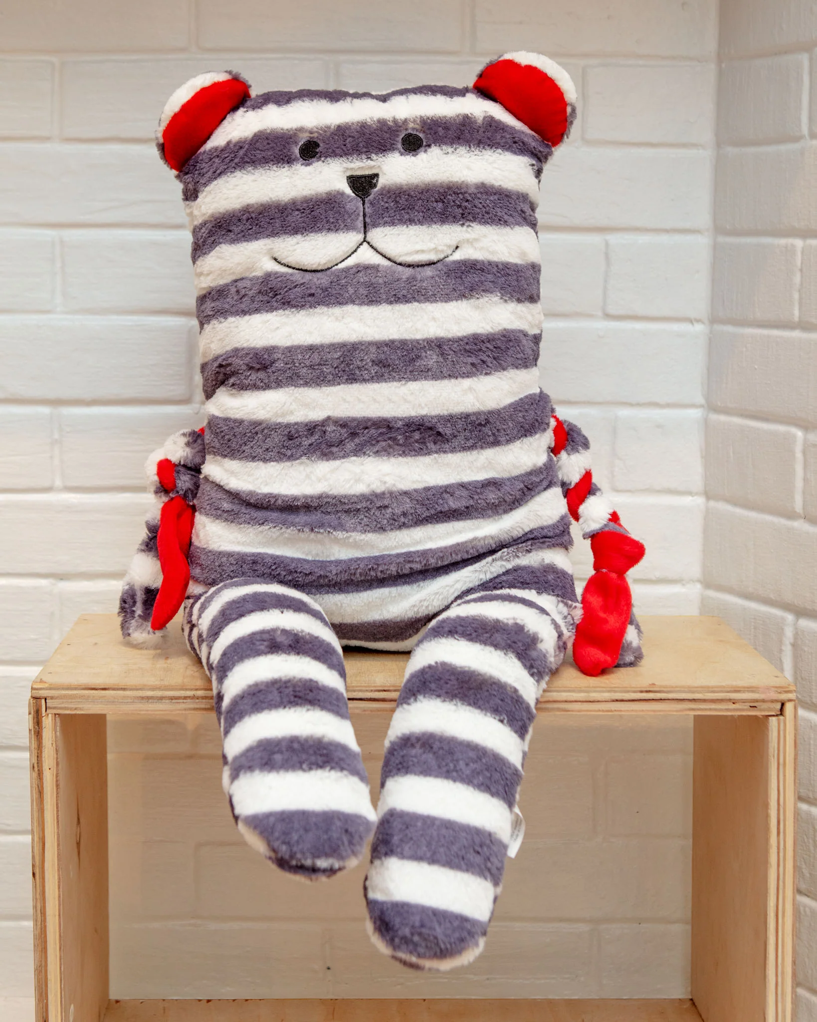 Grizzly Greybar Jumbo Plush Dog Toy