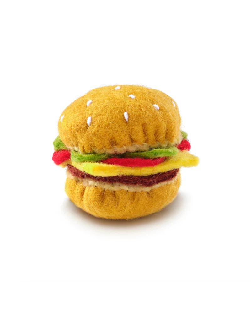 Hamburger Catnip Cat Toy - Image 3