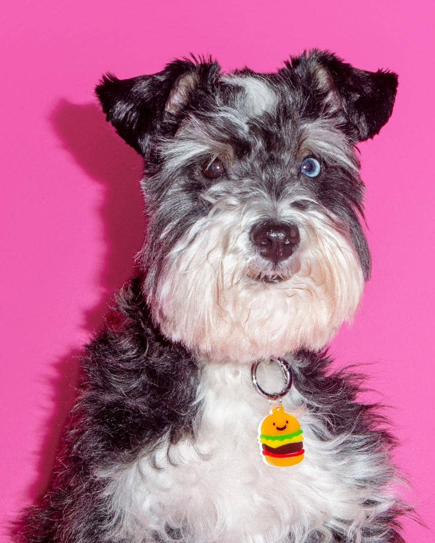 Hamburger Dog Collar Charm - Image 2