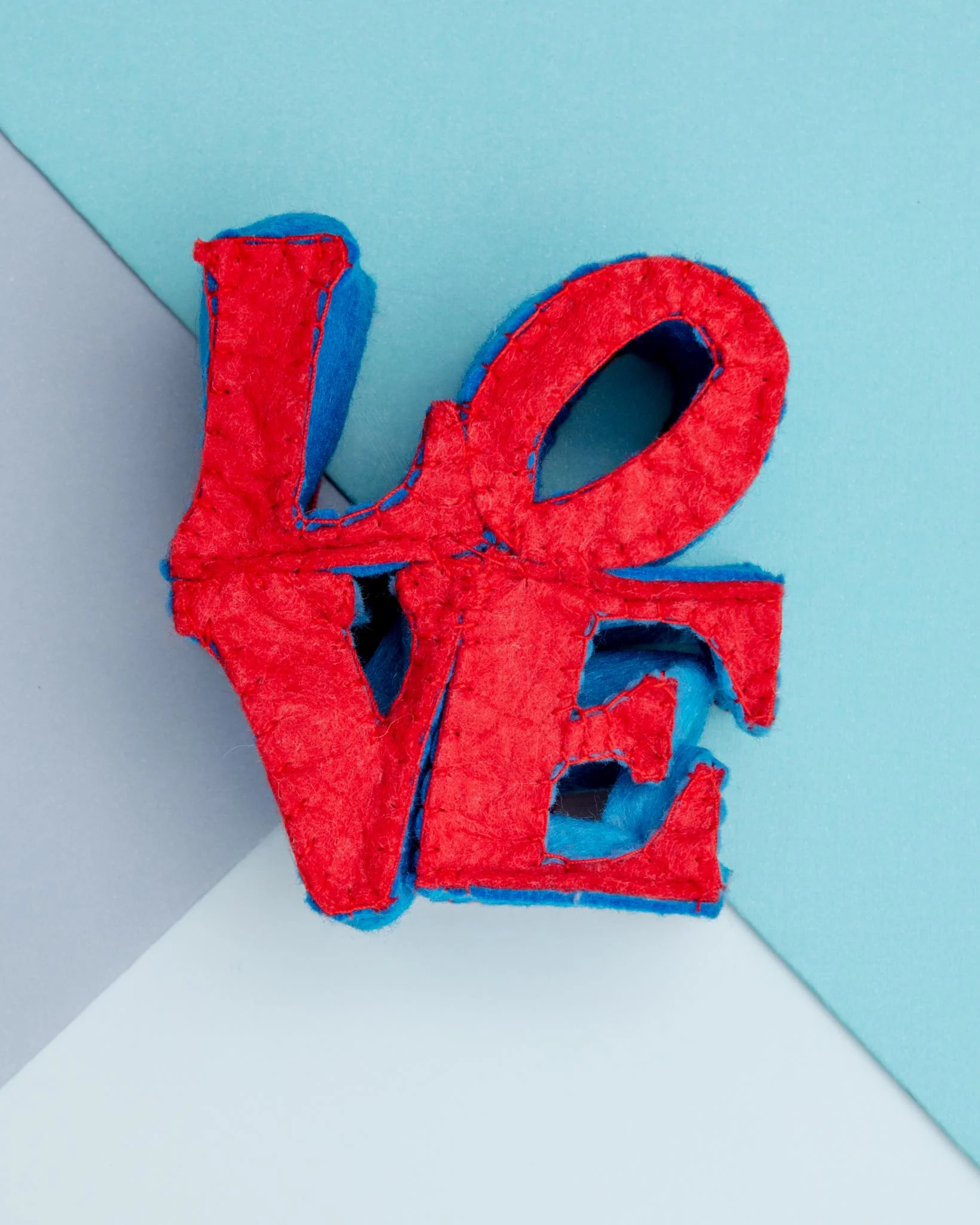 Felt "Love" Squeaky Dog Toy (FINAL SALE)