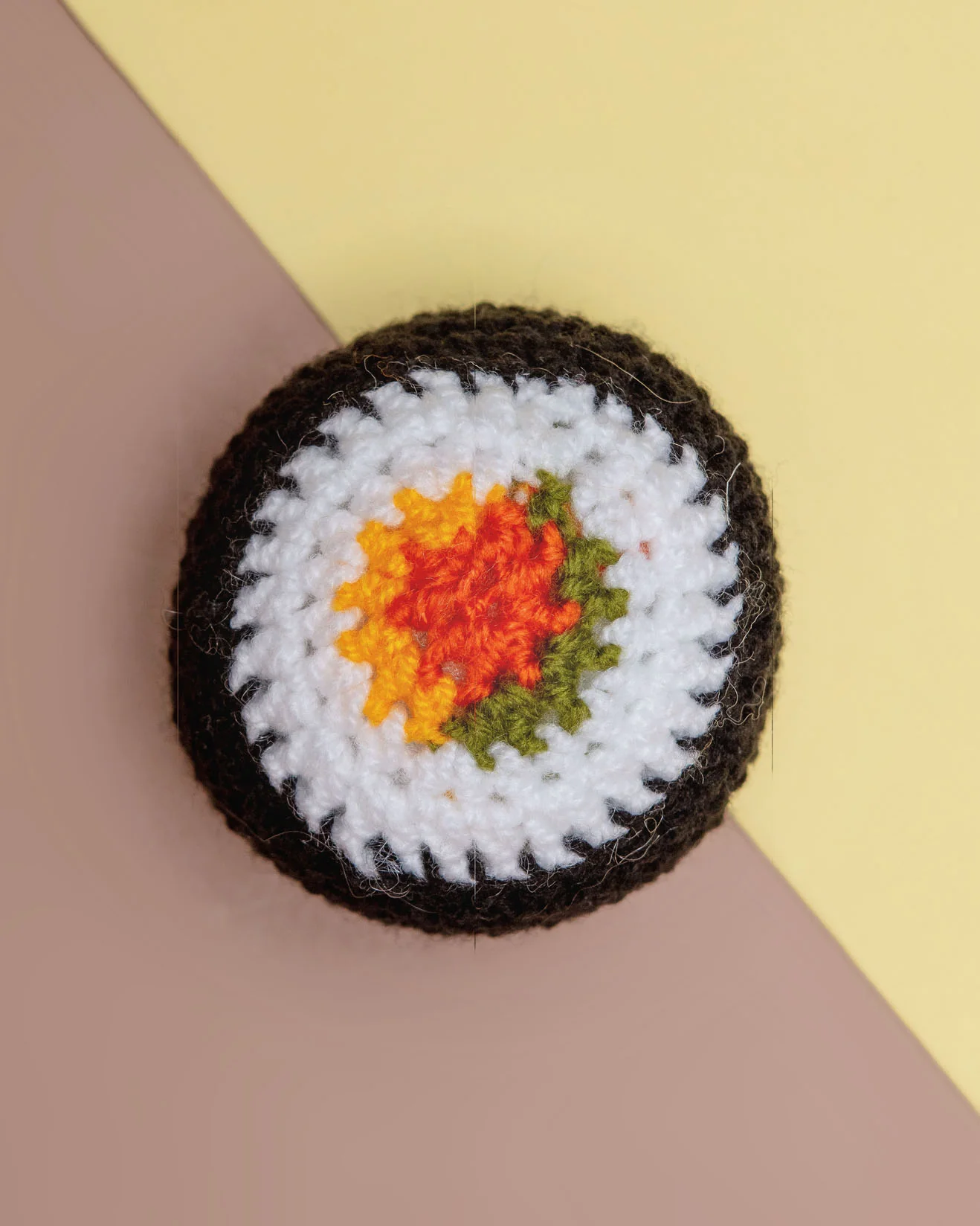 Handknit Squeaky Sushi Dog Toy (FINAL SALE)