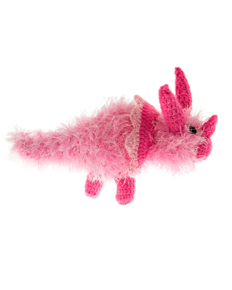Handmade Dinosaur Squeaky Dog Toy - Image 2