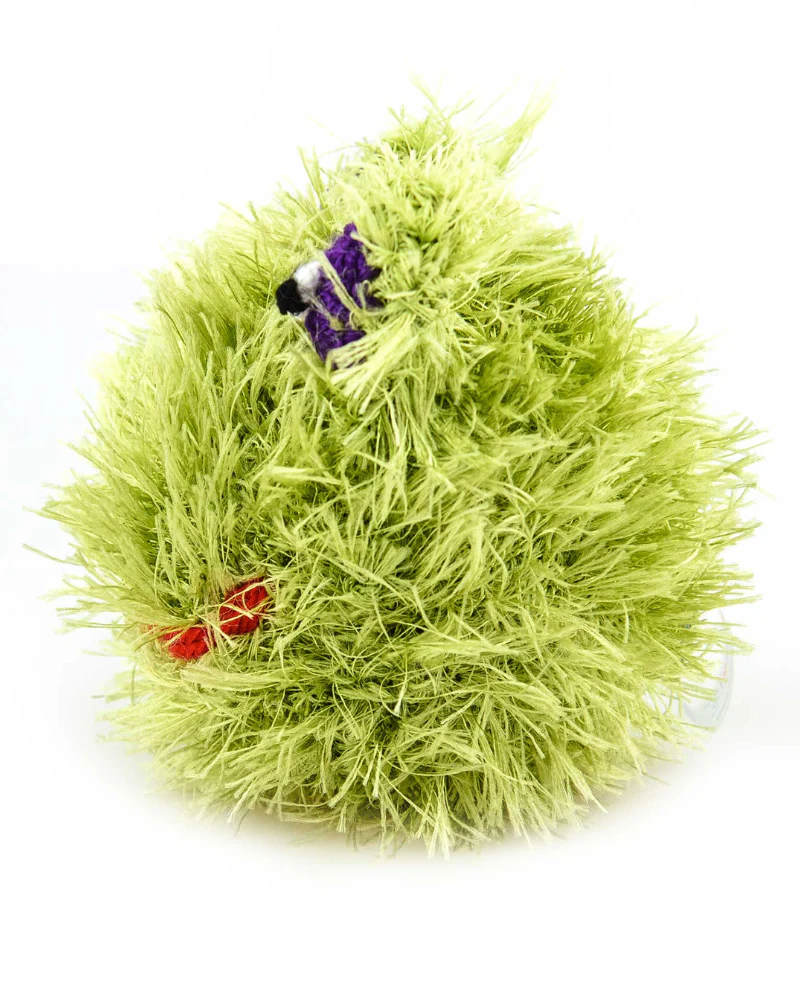 Handmade Frog Ball Squeaky Dog Toy (4") - Image 3