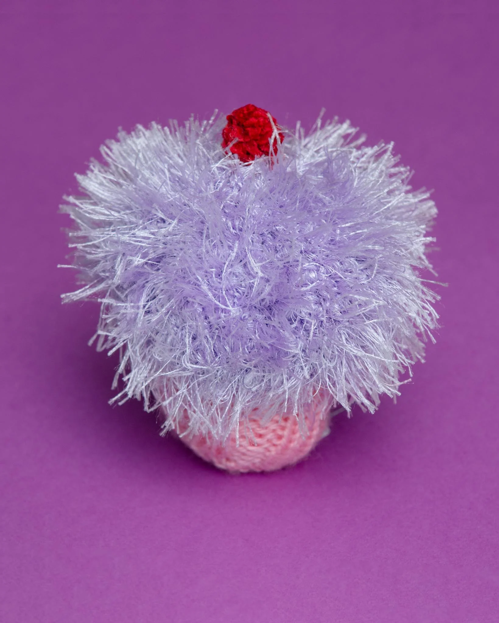 Handmade Oomaloo Cupcake Squeaky Dog Toy