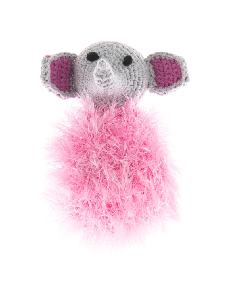 Handmade Oomaloo Elephant Squeaky Dog Toy - Image 2