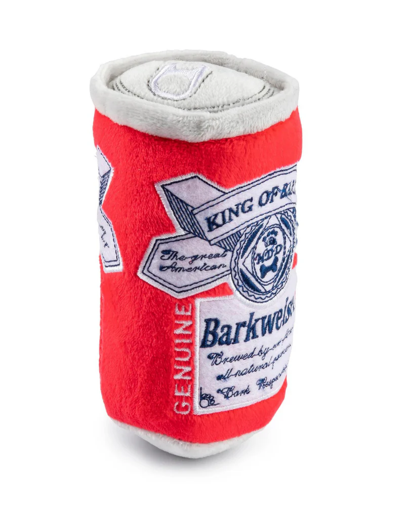 Barkweiser Beer Can Squeaky Plush Dog Toy - Image 6