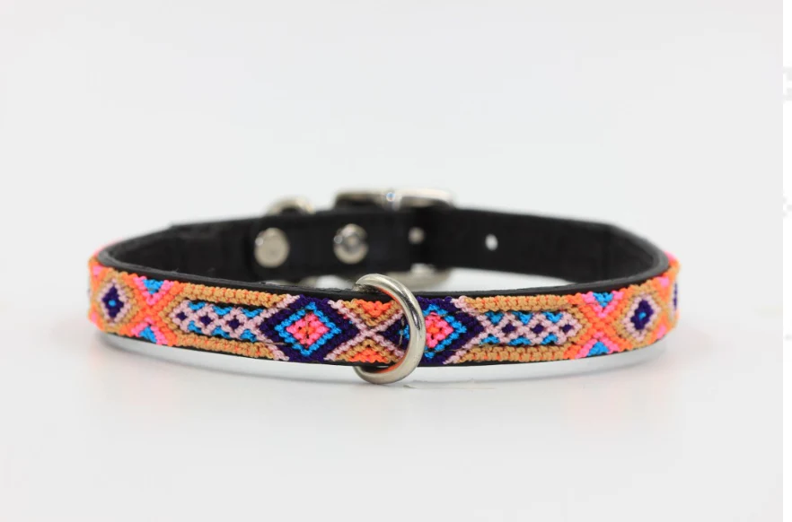 HEKA PET | Coral Leather Collar - Image 2