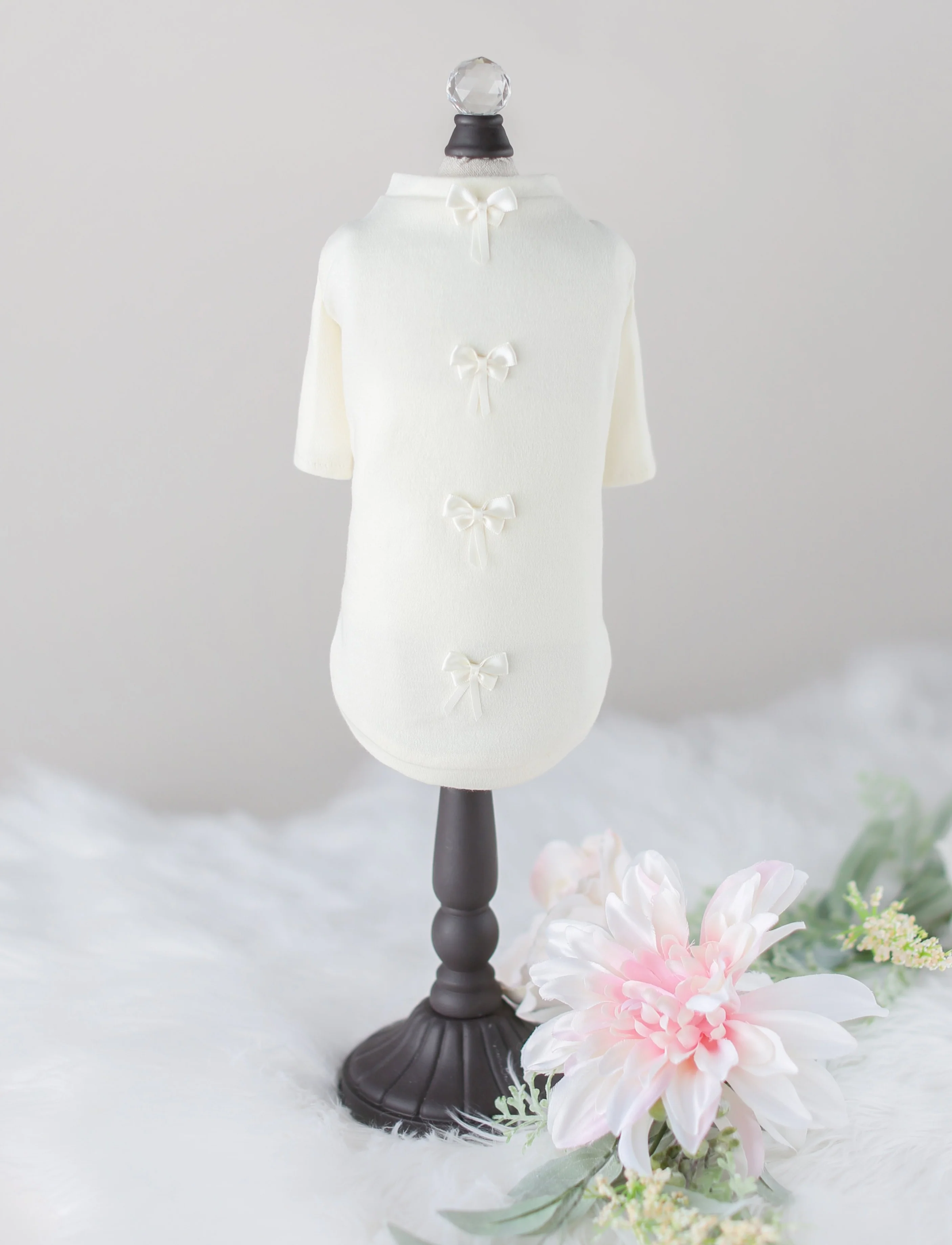 Bows Tiny Baby Dog Tee << CLEARANCE >> - Image 3