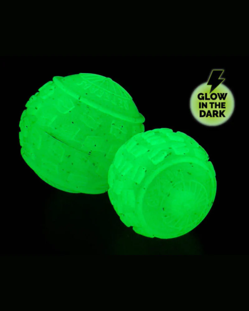 High Roller Glow in the Dark Ball Dog Toy - Image 2