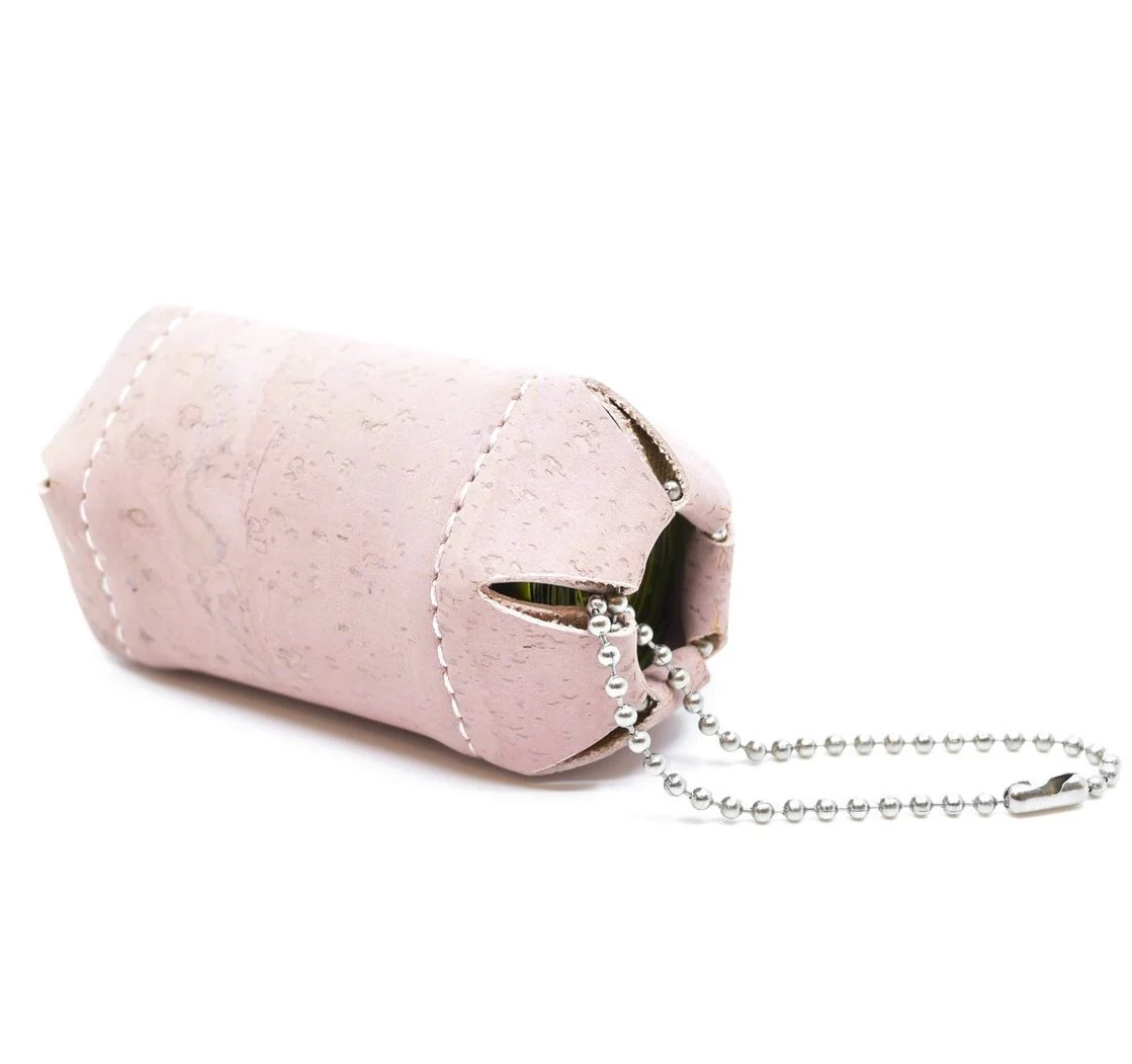 HOADIN | Cork Poop Bag Holder in Pink