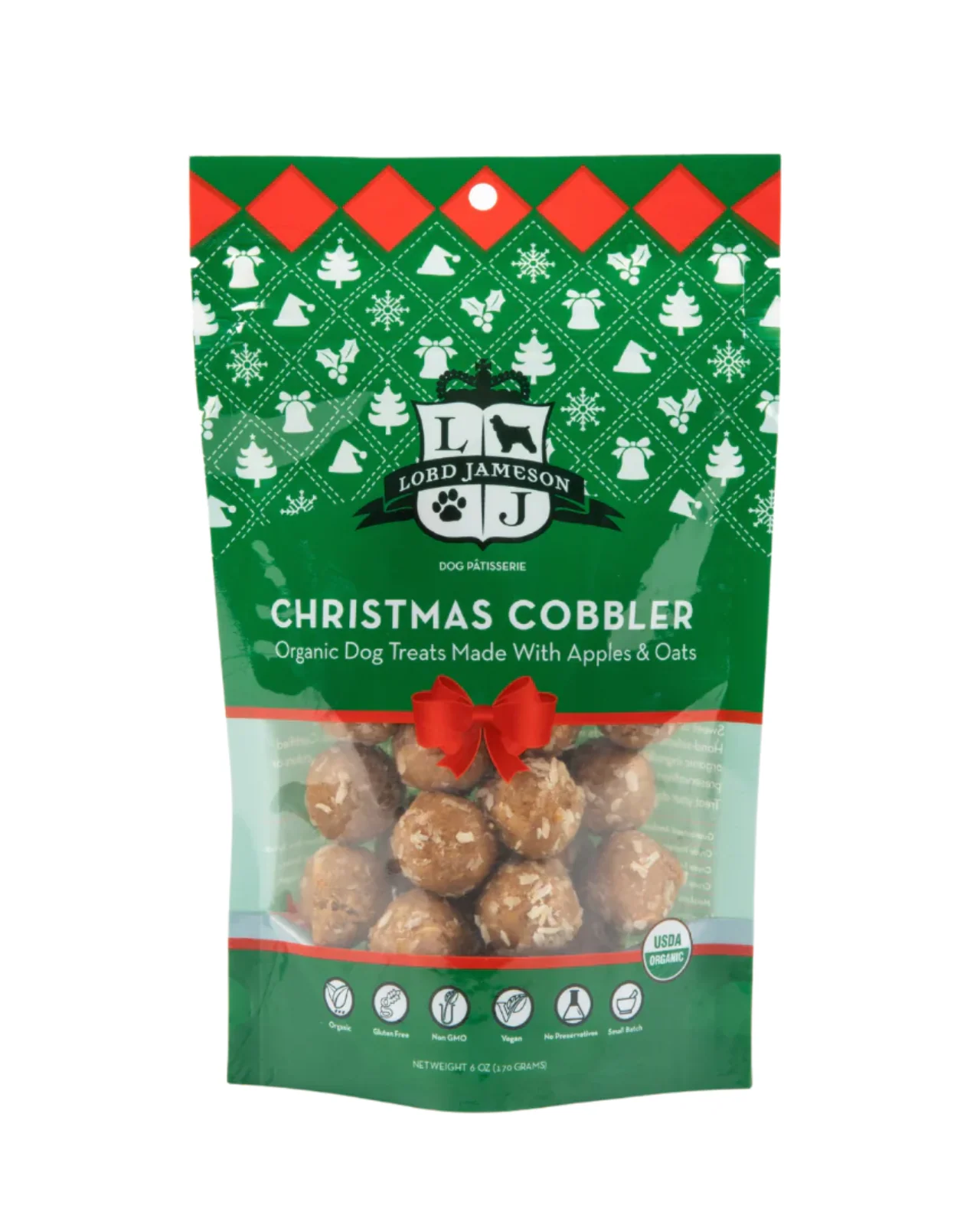 Holiday Christmas Cobbler Organic Dog Treat - Image 2