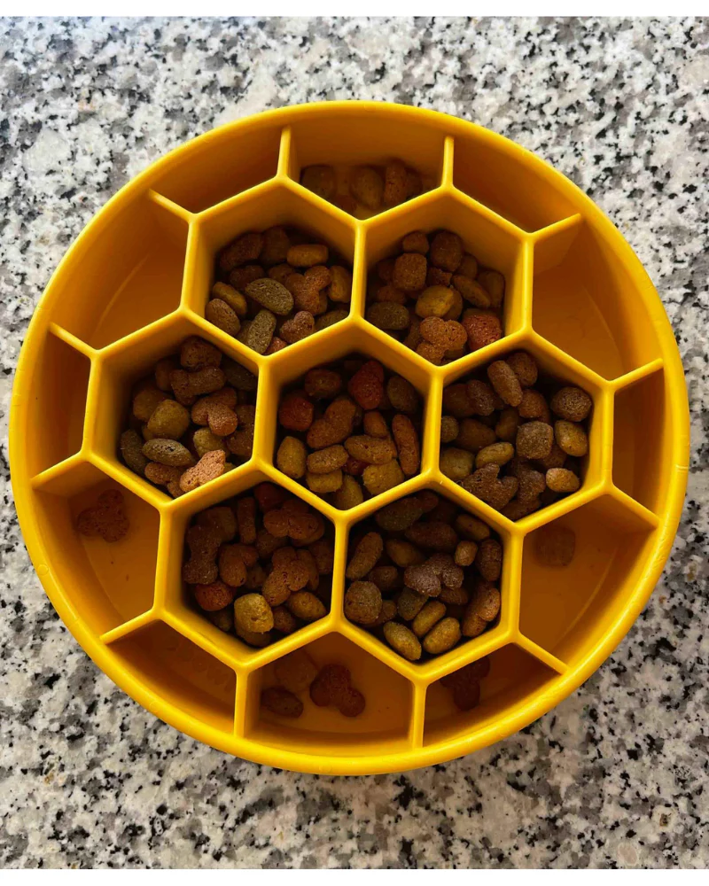 Honeycomb Slow Feeder Bowl (Made in the USA) - Image 4