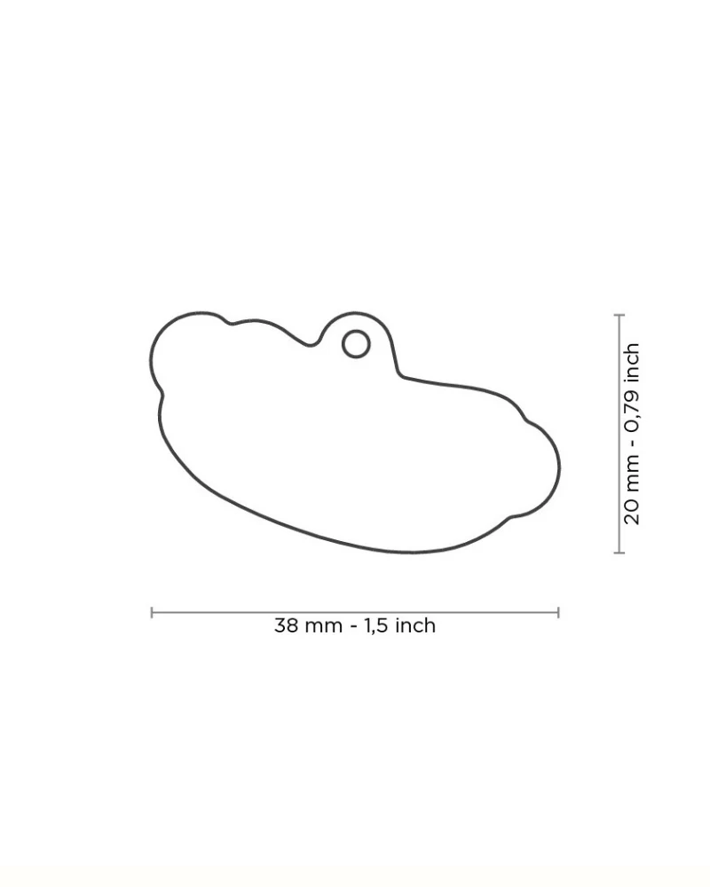 Hot Dog Custom Pet ID Tag - Image 5