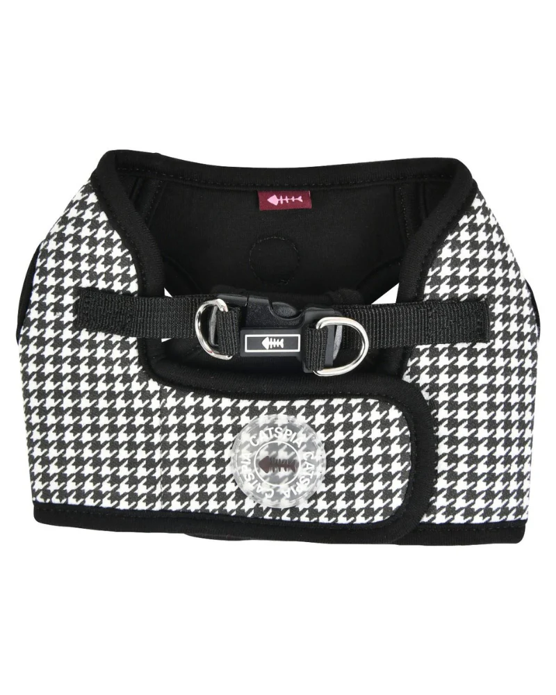 Houndstooth Step-In Cat Harness (FINAL SALE) - Image 2