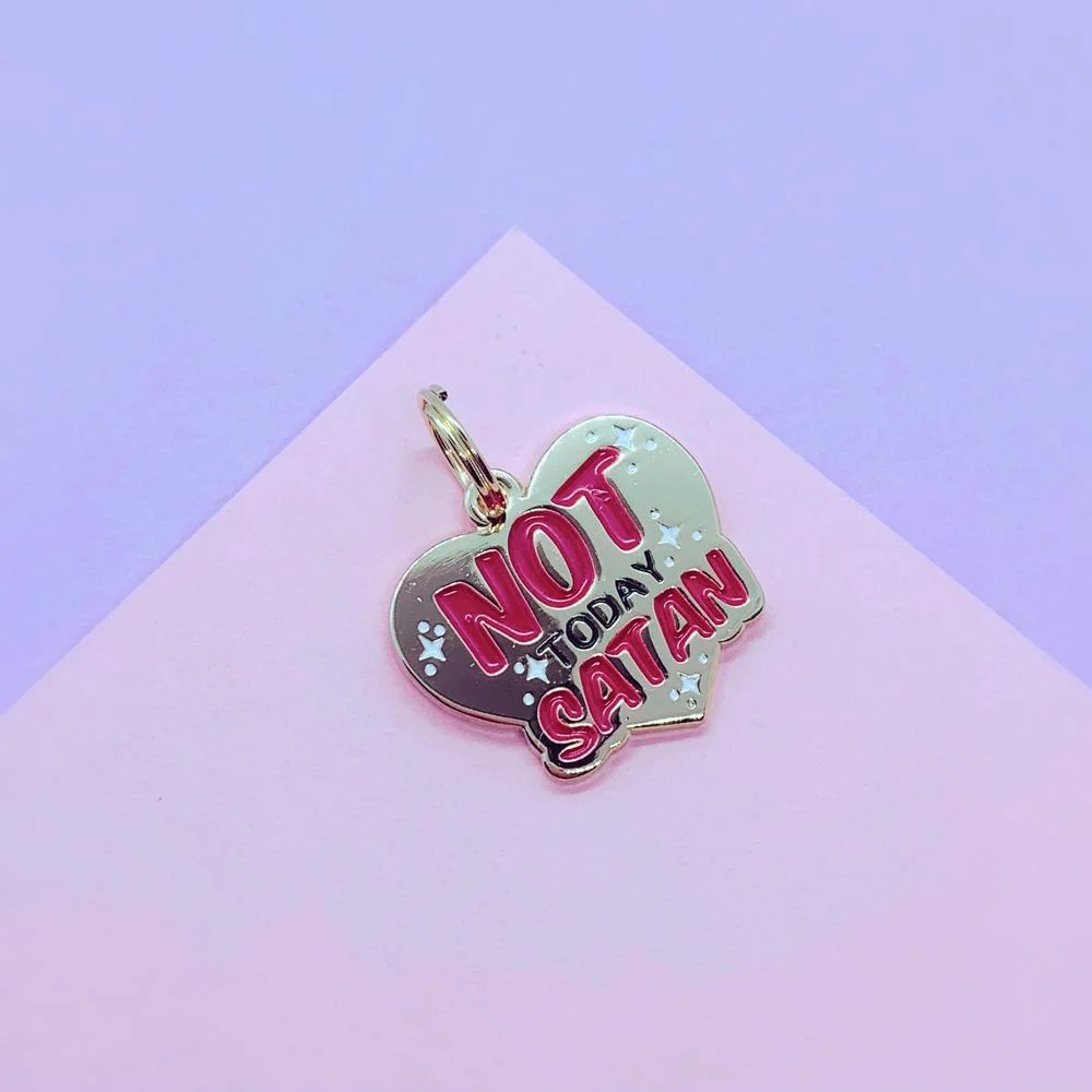 Not Today Satan Pet Charm (FINAL SALE) - Image 2