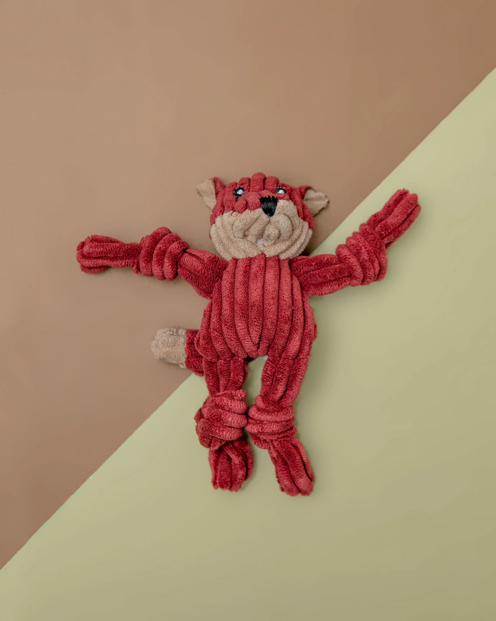 Fox Knottie Tiny Dog Plush Toy