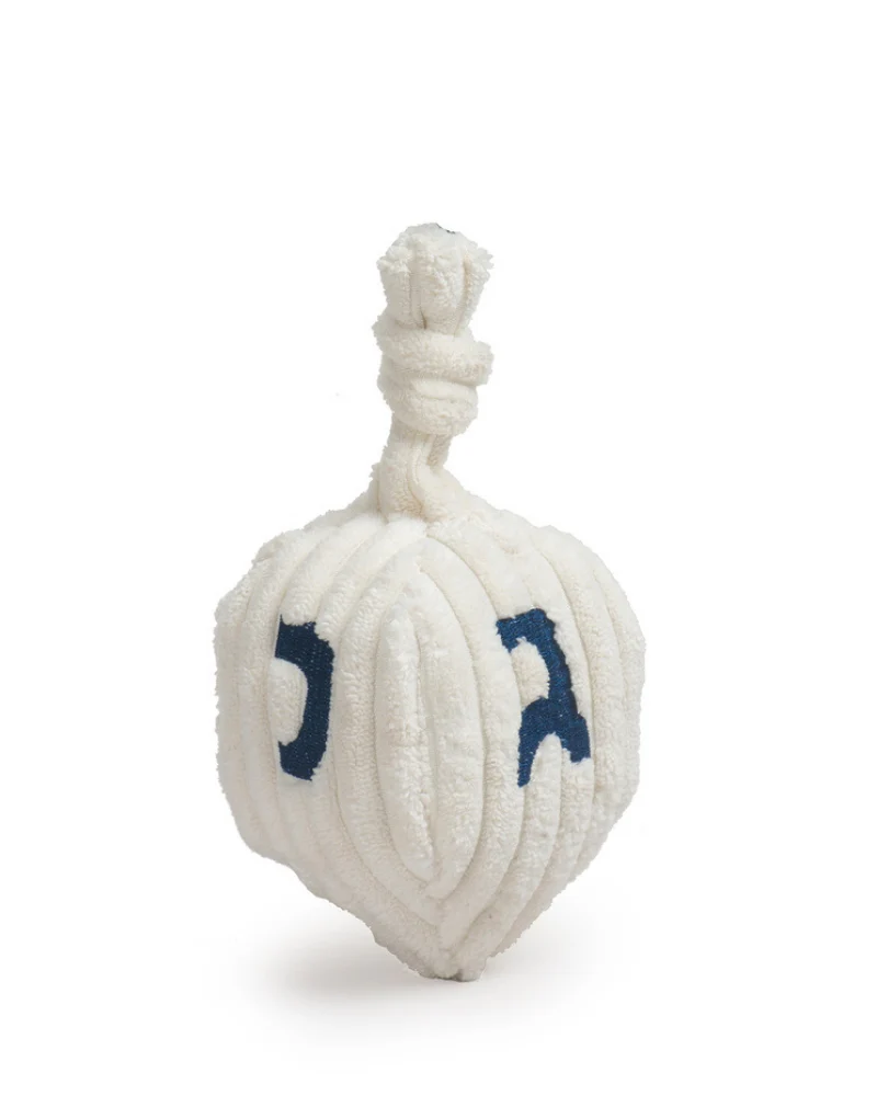 Plush Hanukkah Dreidel Dog Toy - Image 3