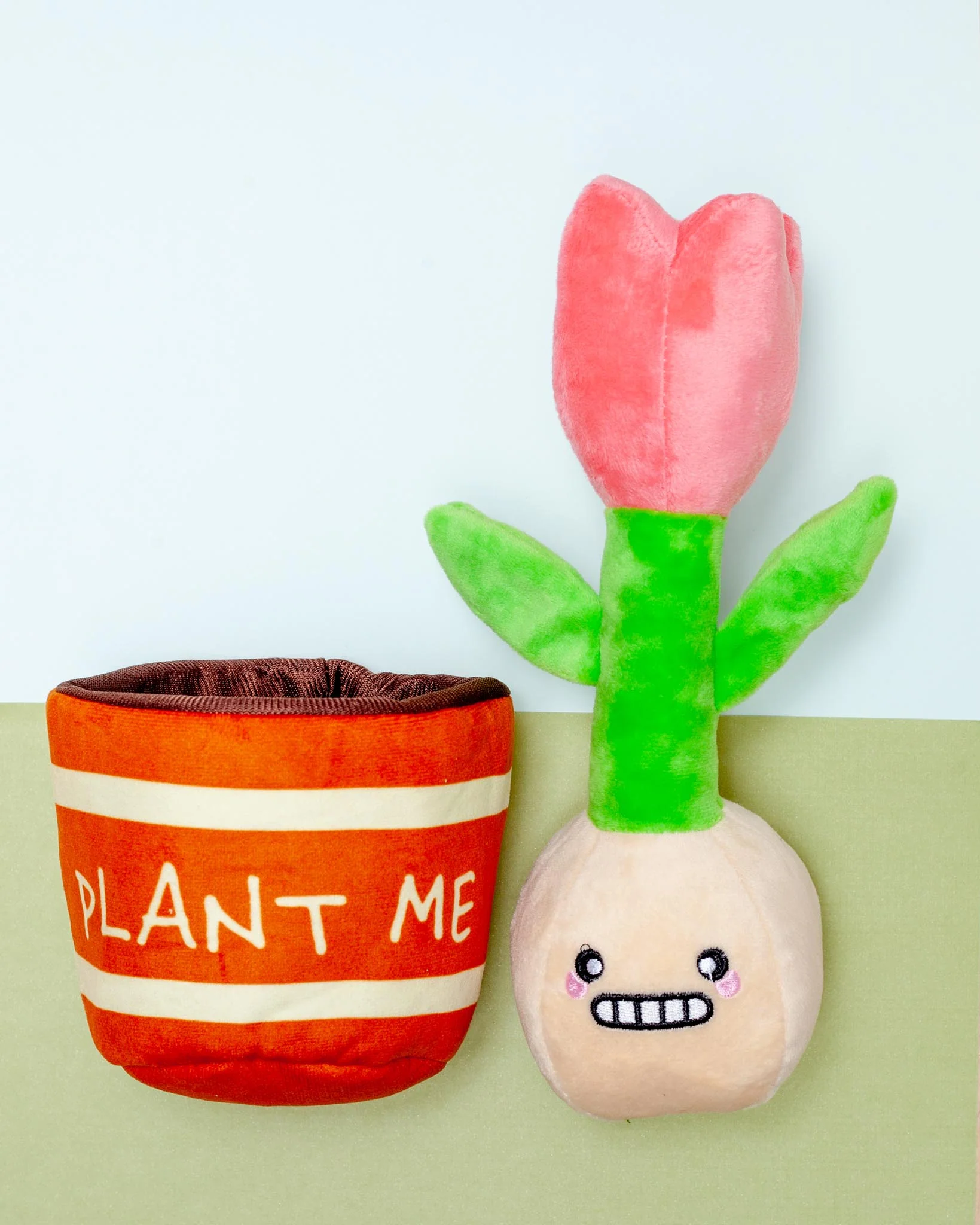 Potted Tulip 2-in-1 Squeaky Dog Toy - Image 2