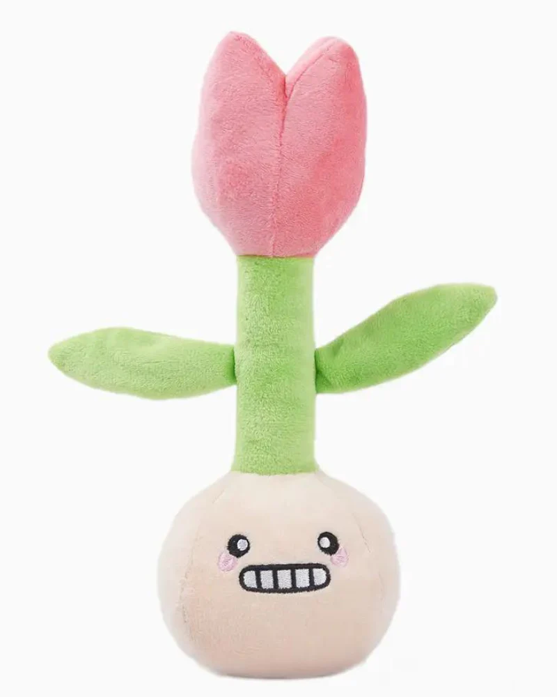 Potted Tulip 2-in-1 Squeaky Dog Toy - Image 5