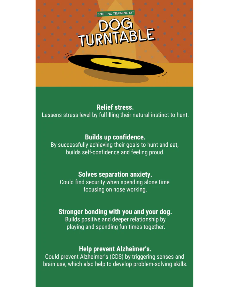 Dog Turntable Treat Puzzle Game - Image 3