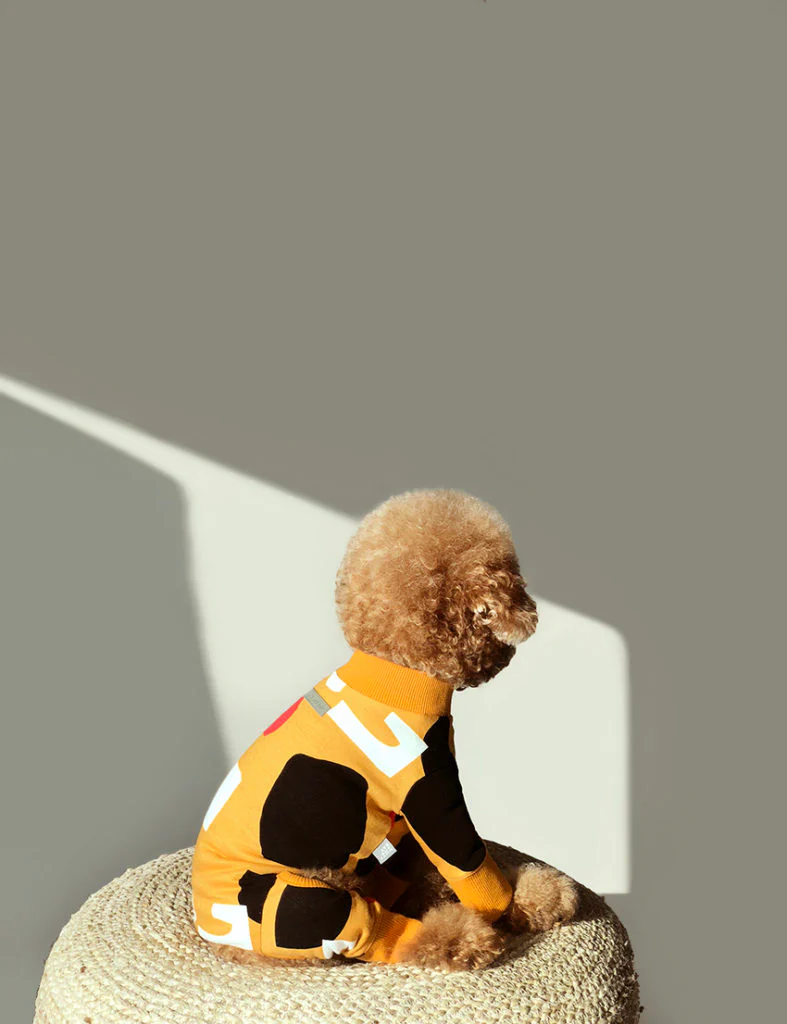 HUTS & BAY | Colorful Design Onesie in Mustard - Image 3