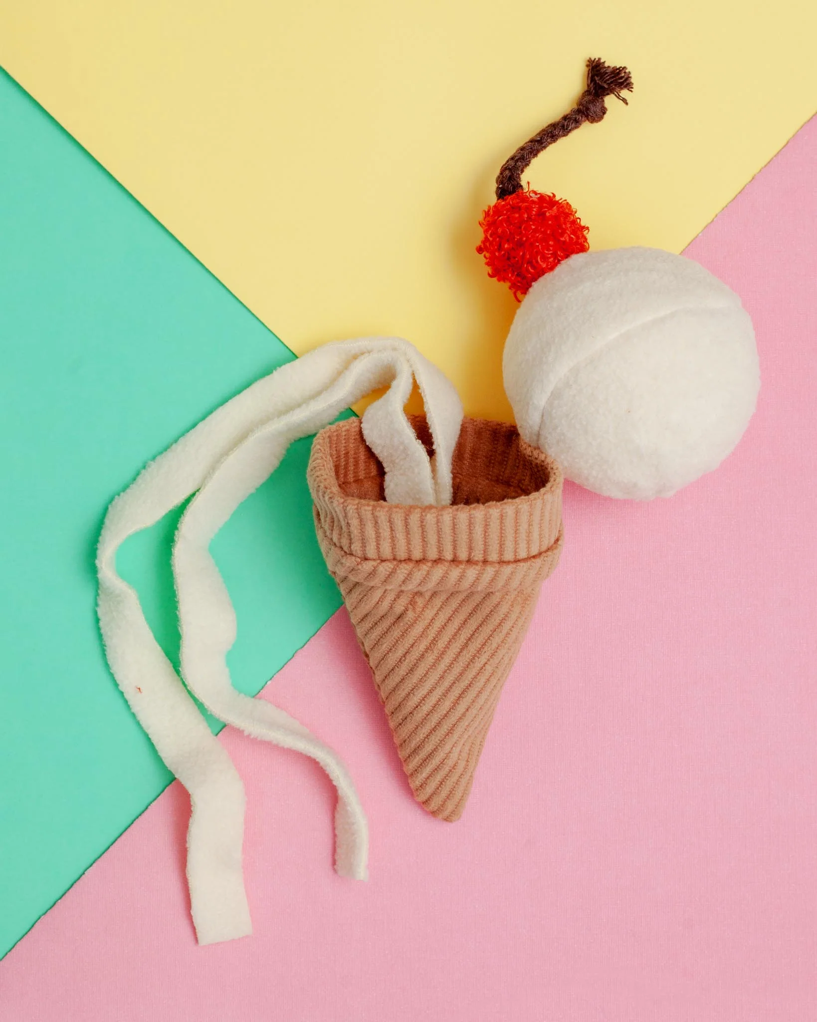 Ice Cream Pop Squeaky Snuffle Dog Toy - Image 3