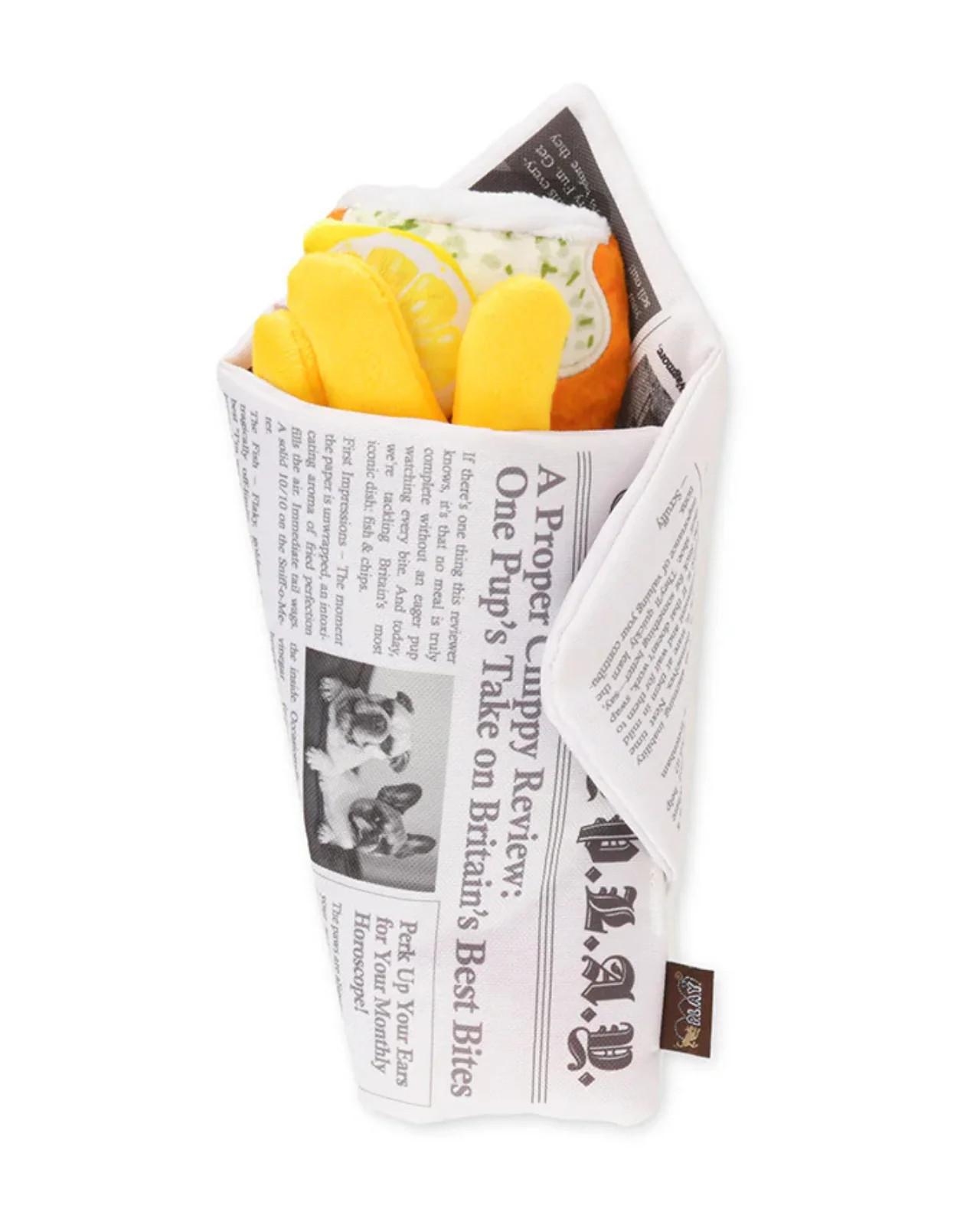 International Classic Fish Chippy & Chews Plush Dog Set