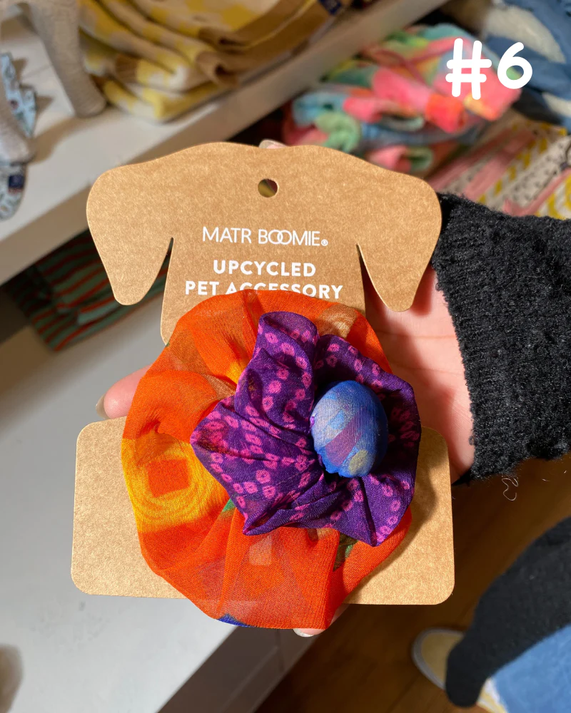 Upcycled Fabric Collar Flower - Assorted Colors<br>(FINAL SALE) - Image 9
