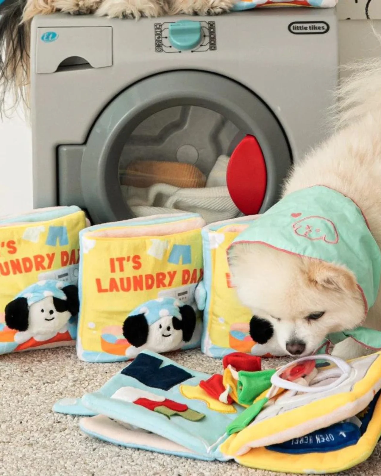 Laundry Day Nosework Dog Book Treat Toy - Image 4