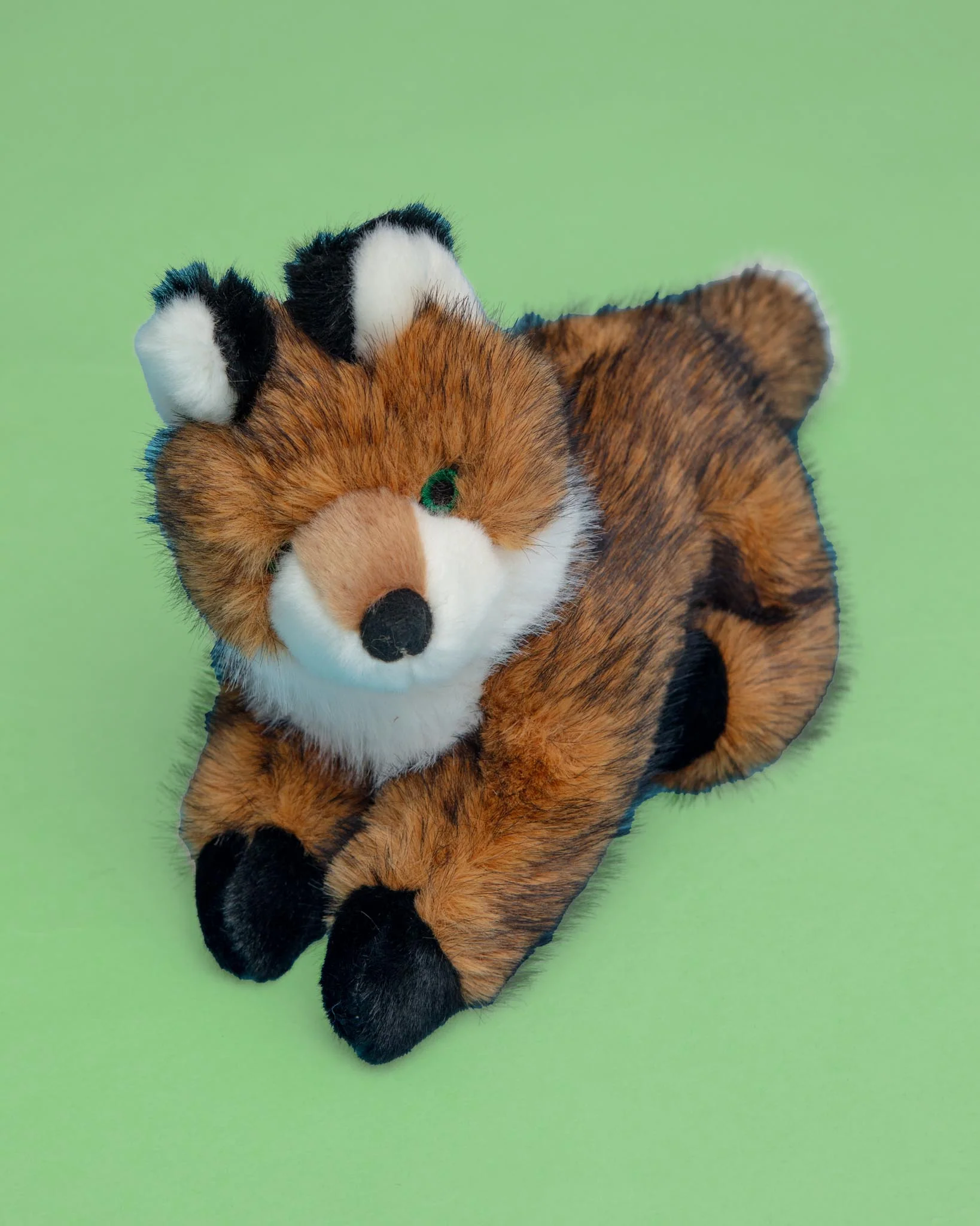 Jaspar Fox Squeakerless Plush Dog Toy